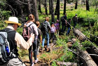 Lance & SV students on Sky Island Trail-Photo Credit: Jeff Holt